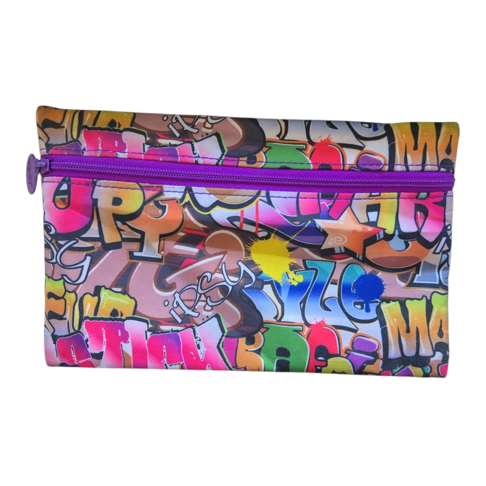 Ipsy Colorful Graffiti Print Pouch-Limited Edition